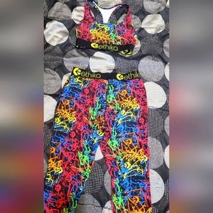 Ethika sports bra and legging set